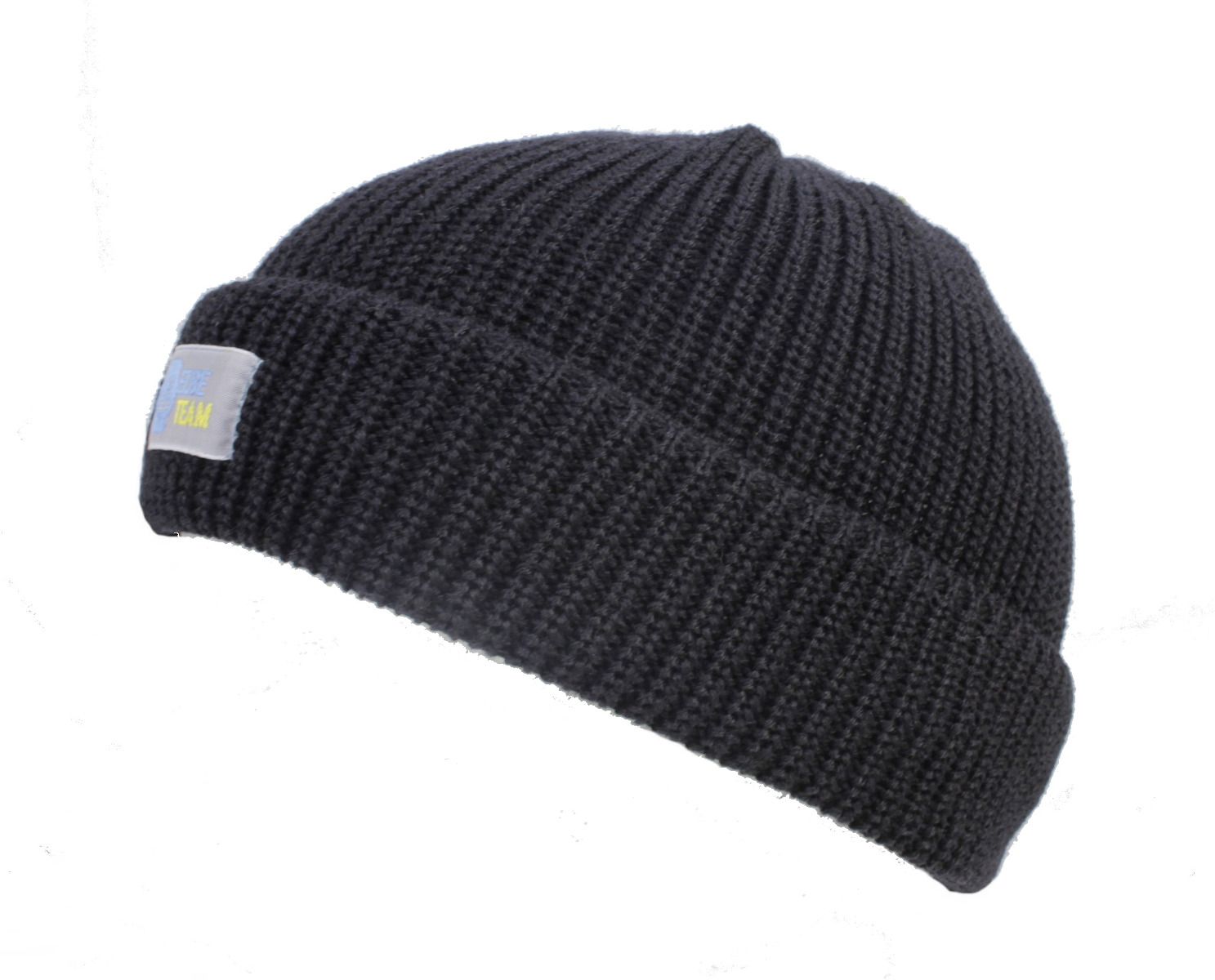 Commando muts wol zwart