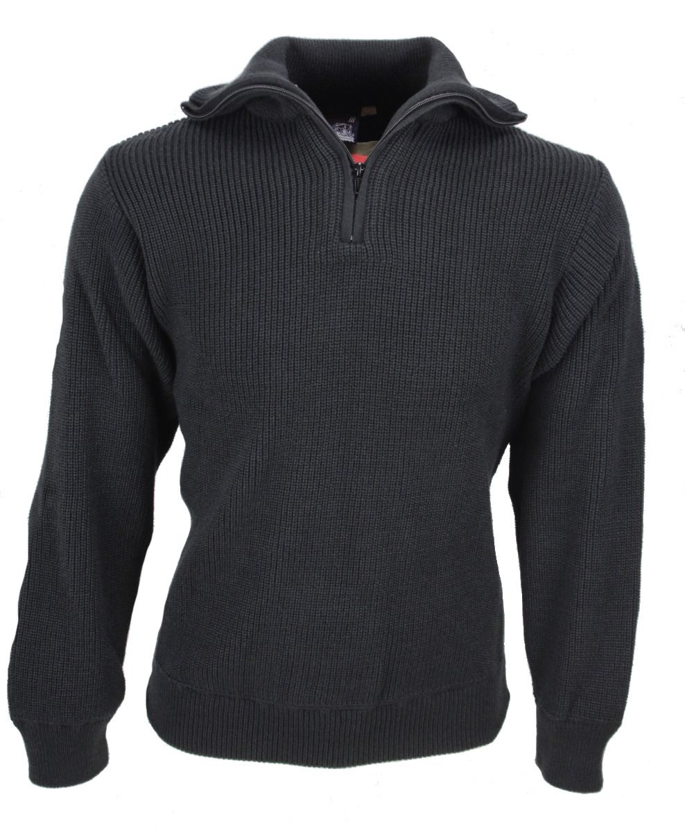 Schippers trui Elbe 100% acryl zwart