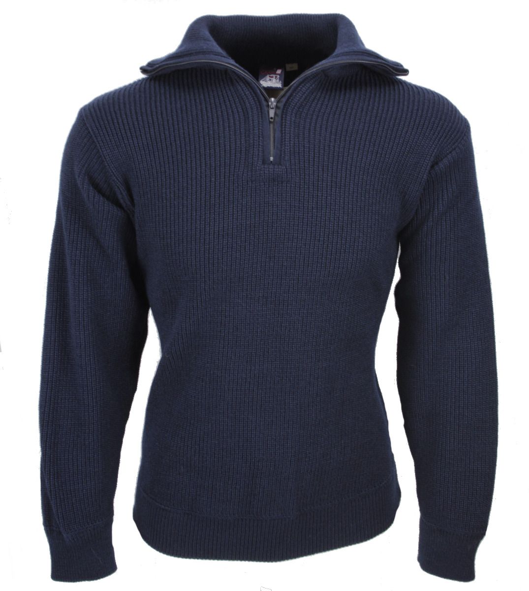 Schippers trui Elbe 100% acryl blauw