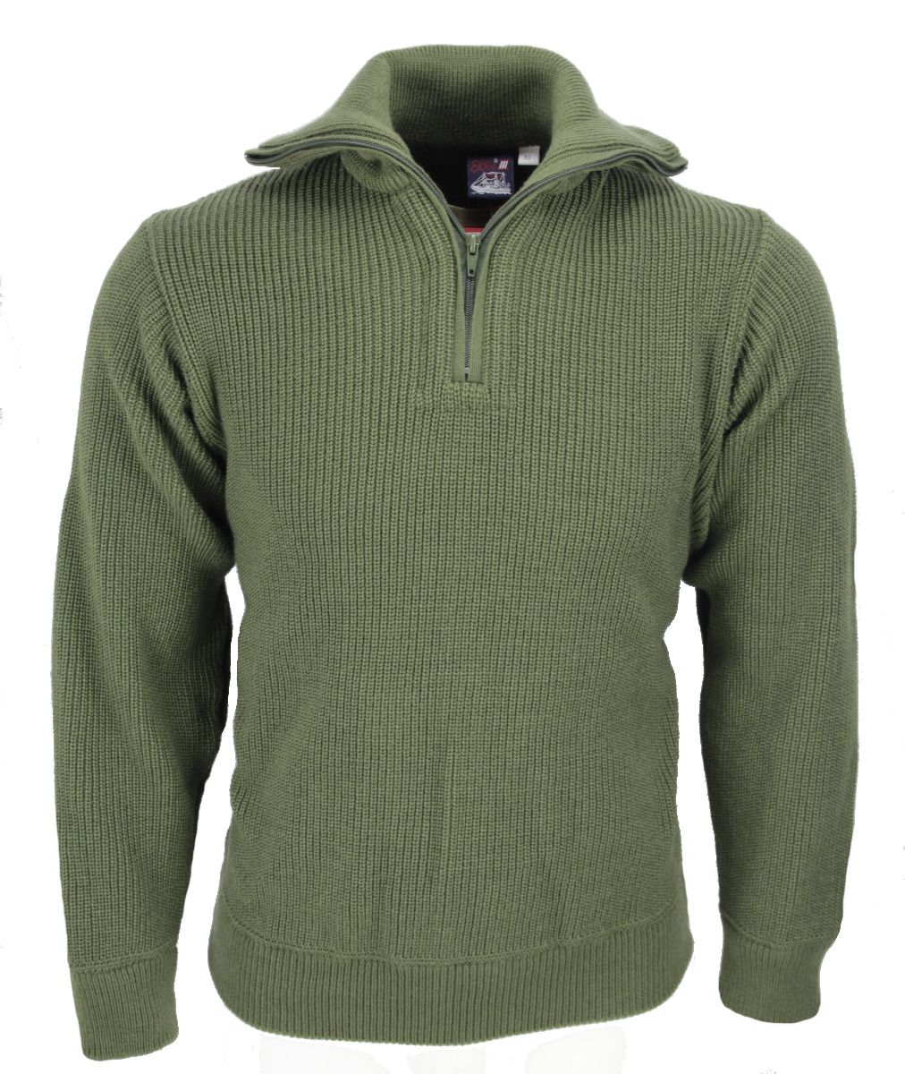 Schippers trui Elbe 100% acryl groen