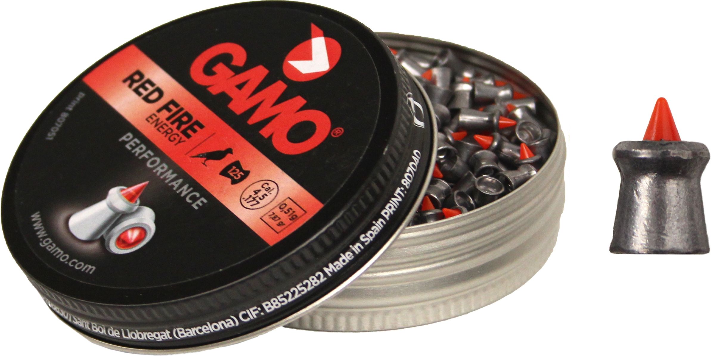 Bukskogels Red Fire 4.5 mm 