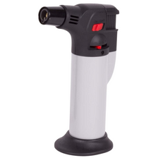 Stormaansteker / Crème Brûlée brander met voet grijs