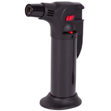 Stormaansteker / Crème Brûlée brander met voet zwart