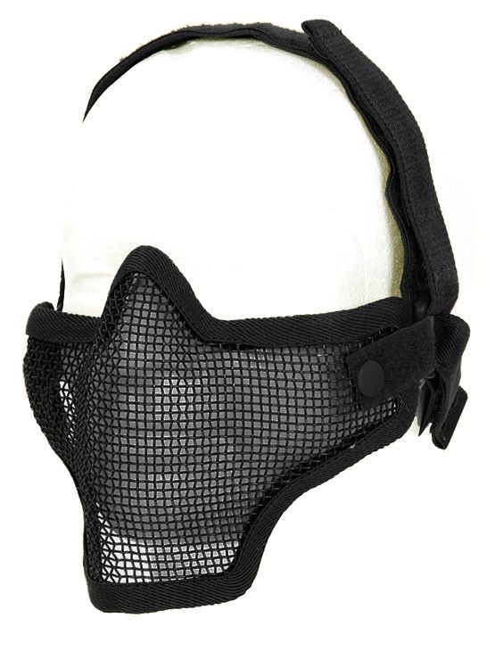 Airsoft gezicht masker zwart