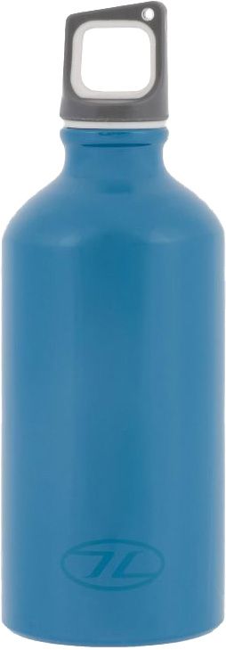 Aluminium fles 0.5 l. blauw