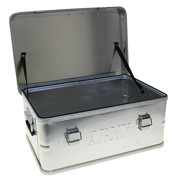 Aluminium kist klein 59 x 39 x 25 cm, 56 liter
