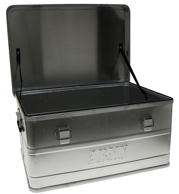 Aluminium kist middel 71 x 51 x 35,  125 liter 2E KEUS