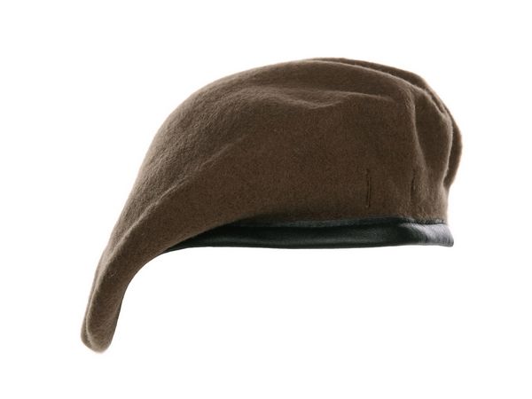 Baret origineel oud bruin, nieuw