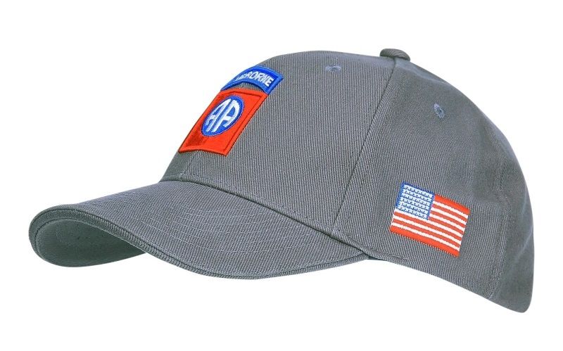 Baseball cap 82ND airborne grijs