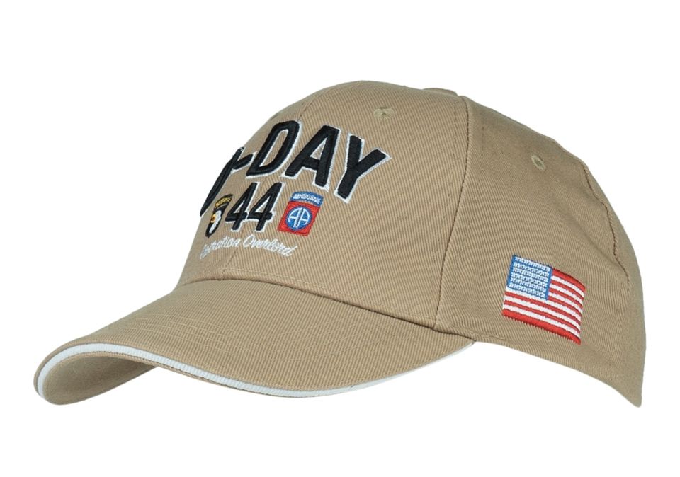 Baseball cap D-Day Normandy khaki