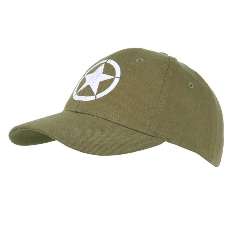 Baseball cap Allied Star WW2 groen