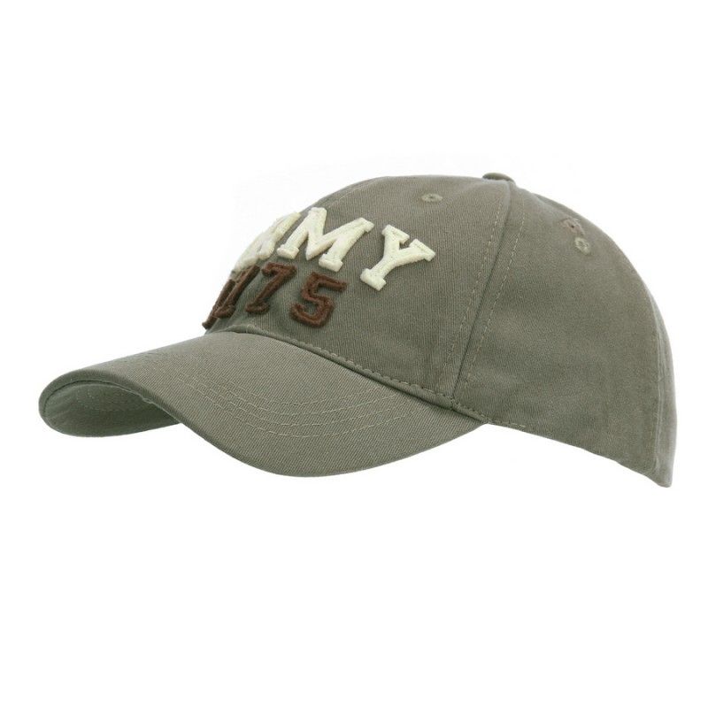 Baseball cap Stonewashed ARMY 1775 groen