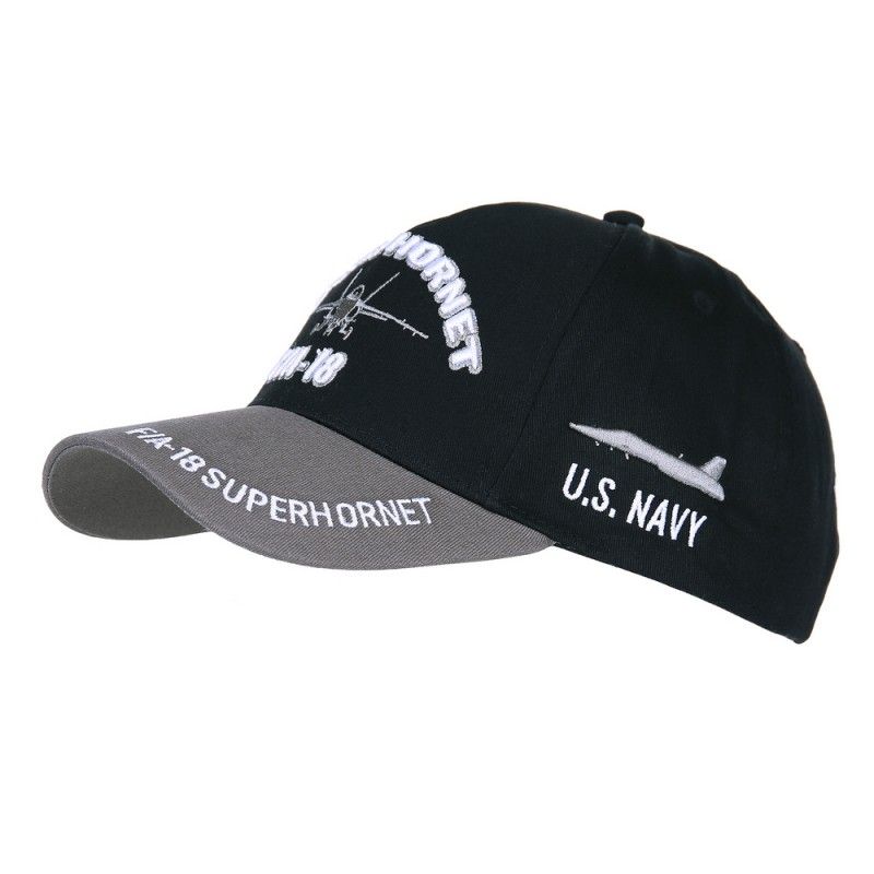 Baseball cap Super Hornet F/A-18 zwart
