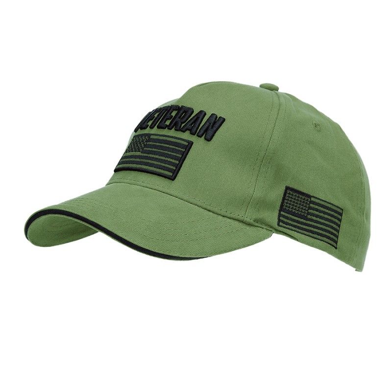 Baseball cap US Army Veteran groen 