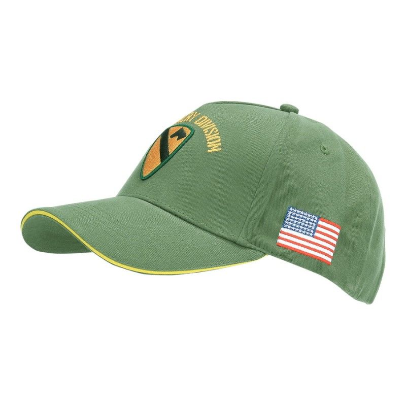 Baseball cap US Cavalry WW2 3D groen