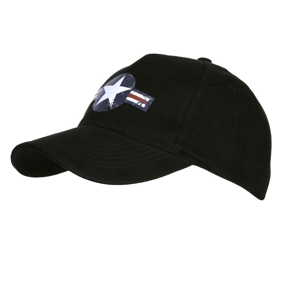 Baseball cap USAF WW2 zwart 