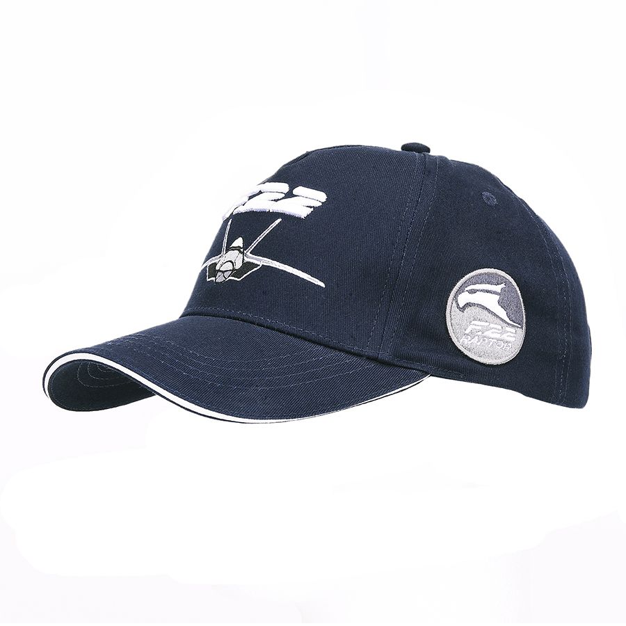 Baseball cap F22 Raptor US Air Force blauw 