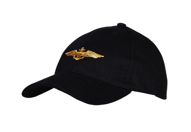 Baseball Cap Navy Pilot zwart 