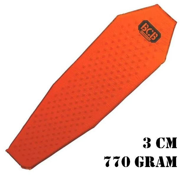 Zelfopblazende mat BCB 3 cm oranje