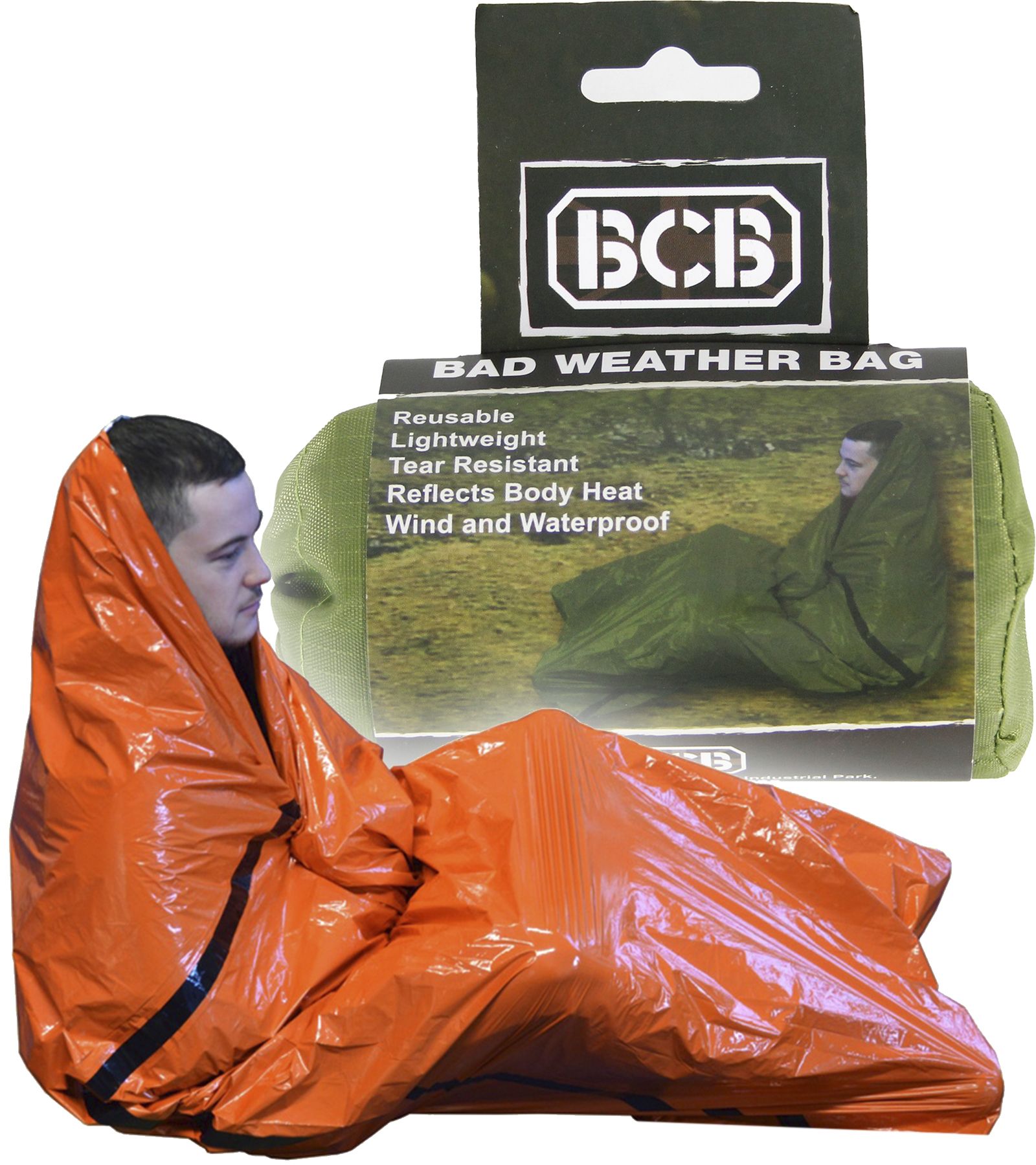 Nood slaapzak BCB oranje