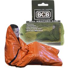 BCB waterproof nood slaapzak oranje