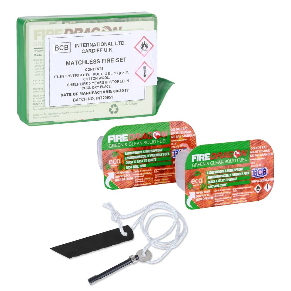 Vuurstarter set BCB in doosje