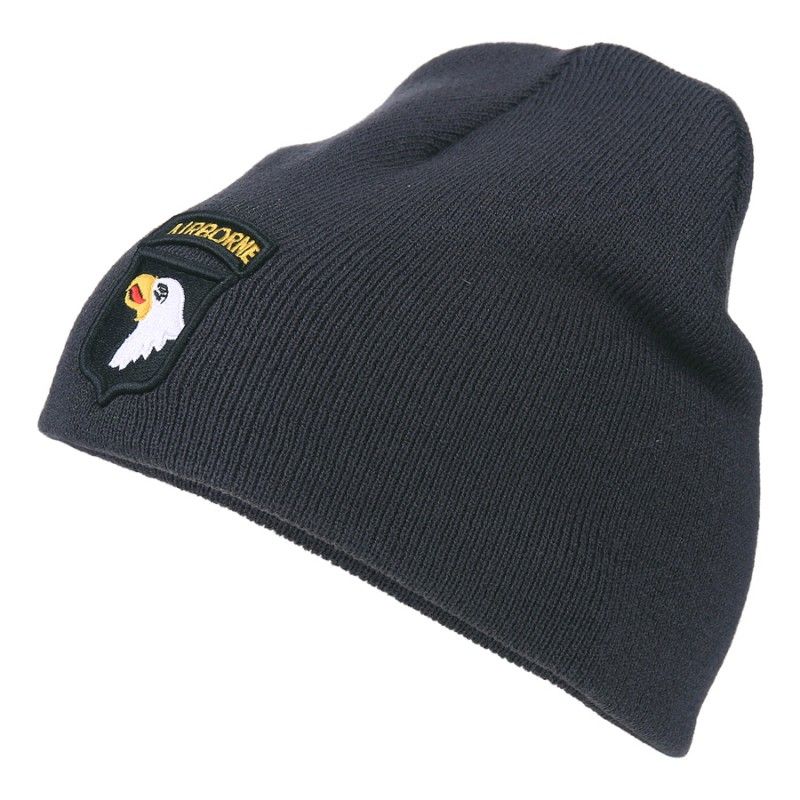 Beanie 101st Airborne donker grijs