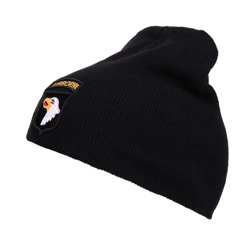 Beanie 101st Airborne zwart 