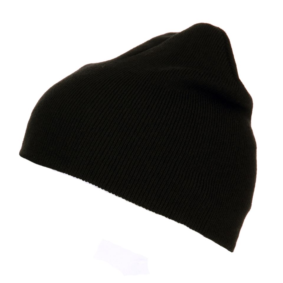 Beanie zwart 