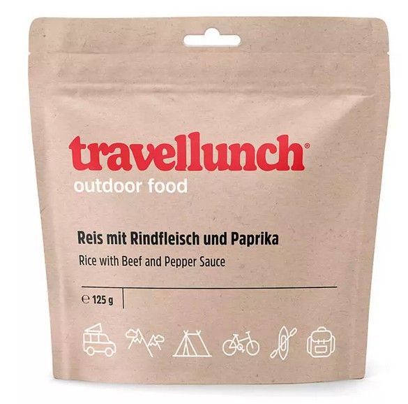 Travellunch rijst met rundvlees en paprika