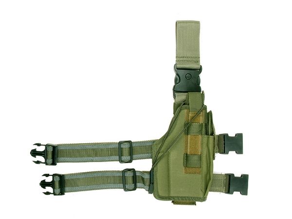 Been holster Xtreme rechts groen