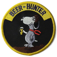 Embleem opstrijkbaar beer hunter