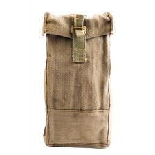 Belgische magazijntas canvas 12 bij 6, 23 hoog groen