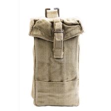 Belgische magazijntas canvas 12 bij 6, 20 hoog groen