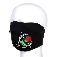 Biker half masker rozen
