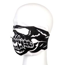 Biker halfmasker skull big mouth