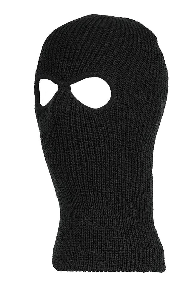 Bivakmuts 2 gaats gebreid zwart