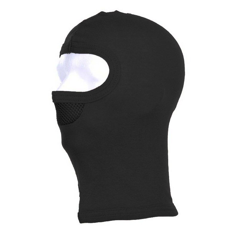 Bivakmuts 1-gaats Mesh zwart 