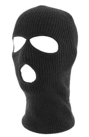 Bivakmuts 3 gaats zwart 