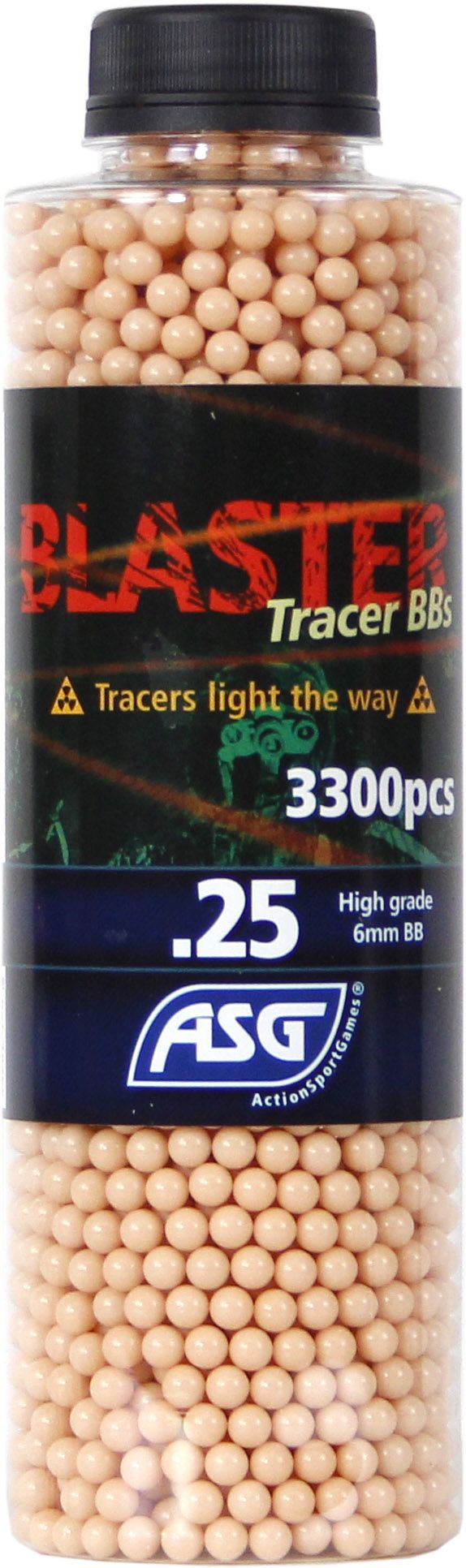 Airsoft BBs Blaster Tracer lichtgevend 0.25g - 3300 stuks rood