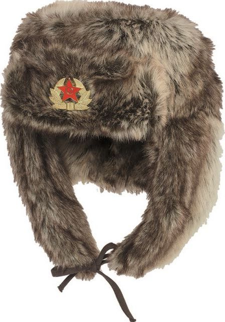 Bontmuts USSR met embleem "Shapka"