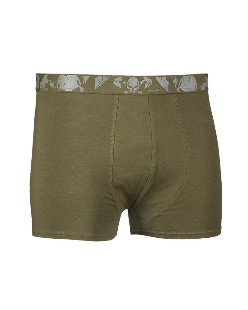 Boxershort Skull groen