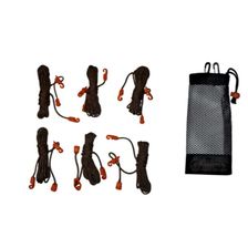 Spankoorden set tarp oranje haken