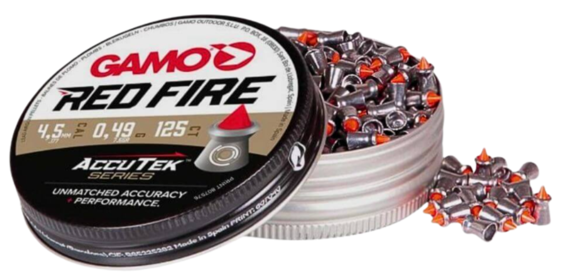 Bukskogels Red Fire Accutek 4.5mm