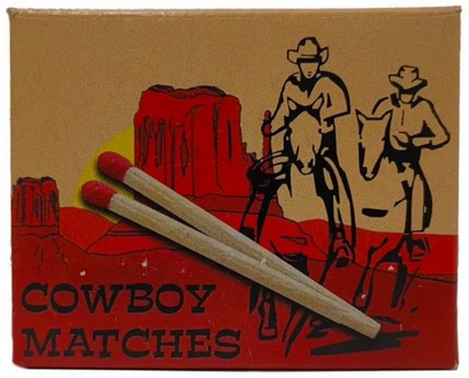 Cowboy lucifers 100 stuks