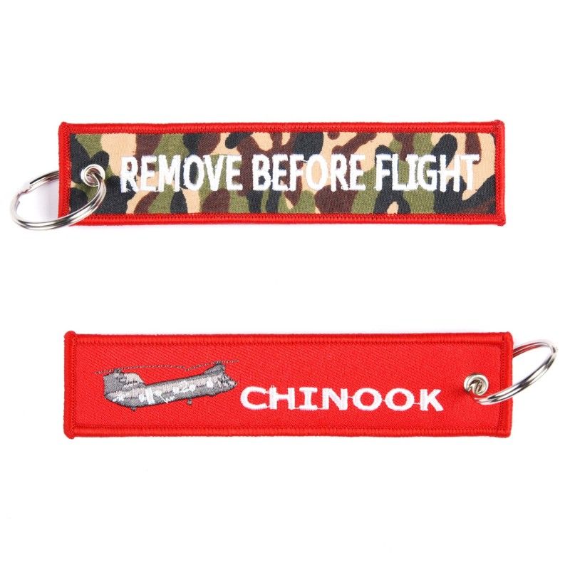 Sleutelhanger RBF + Chinook rood 
