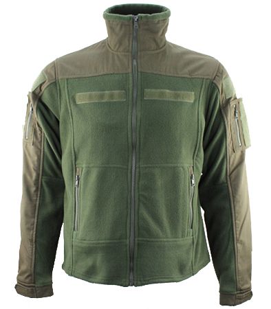Combat fleece vest groen
