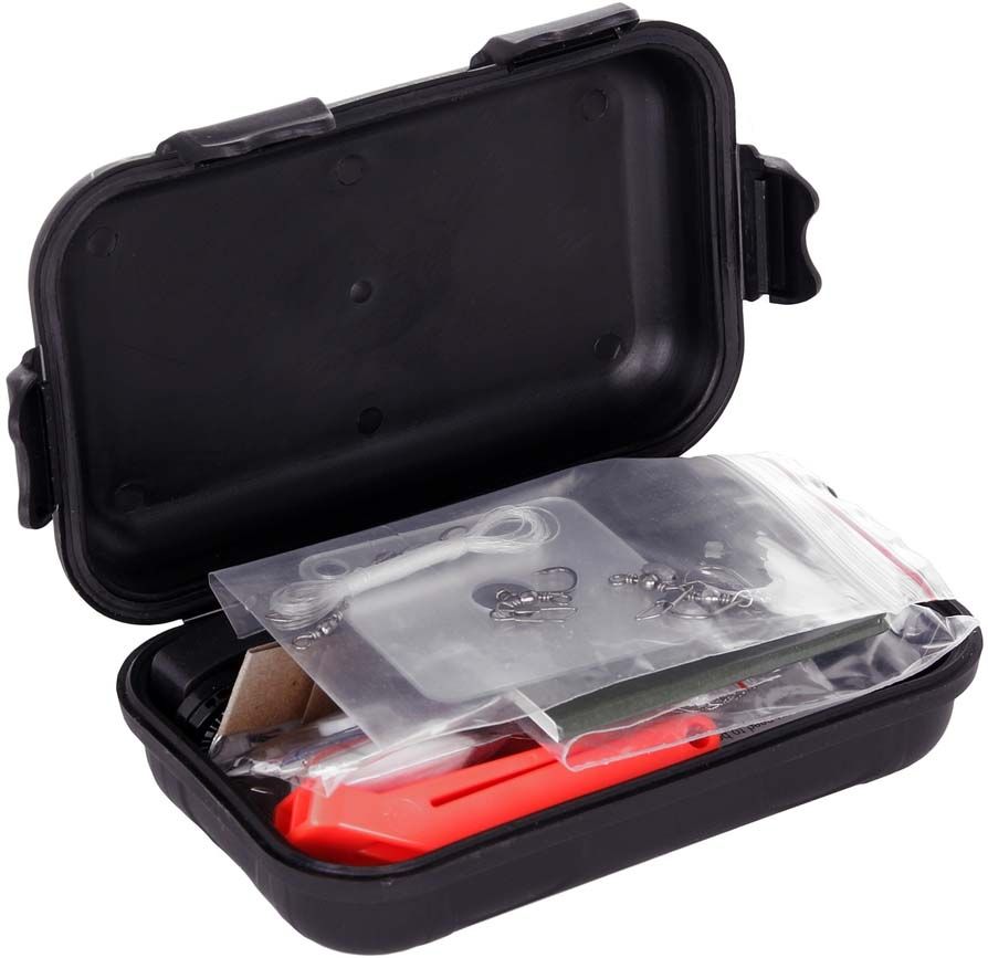 Combat survival kit zwart 