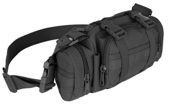 Heup-schoudertas Contractor RDT zwart 