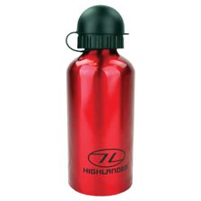Aluminium fles 0.5 l. rood